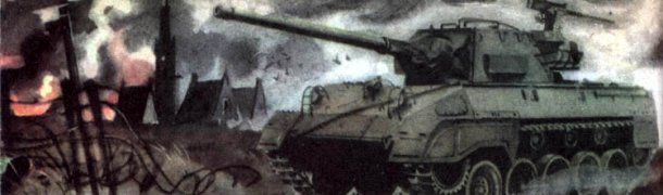 На заставке изображена американская СУ М18. Боевая масса - 17т. Экипаж - 5 чел. Вооружение - одна 76,2-мм пушка, один 12,7-мм зенитный пулемет. Толщина брони: лоб и борт корпуса - 13 мм, <a href=