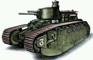 Рис.4.Тяжелый танк 2С, Франция, 1921г.
