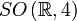 SO\left(\R,4\right)