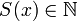 S(x)\in\mathbb{N}