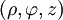 (\rho, \varphi, z)