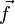 \vec f\!