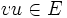 vu \in E