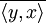 \overline{\langle y,x\rangle}