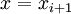 x=x_{i+1}\!