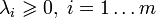 \lambda_i \geqslant 0,\;i=1\ldots m