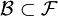 \mathcal{B}\sub \mathcal{F}