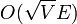 O(\sqrt{V}E)