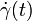 \dot\gamma(t)