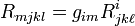 R_{mjkl}=g_{im}R^i_{jk\ell}