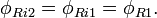 \phi_{Ri2} = \phi_{Ri1} = \phi_{R1}. \