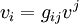  
\ v_i = g_{ij} v^j 
