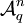 \mathcal{A}_q^n