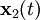\mathbf{x}_{2}(t)