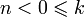n&amp;lt;0\leqslant k