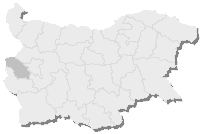 Община Трын на карте