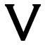 Латинский V