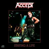 Обложка альбома «Staying a Life» (Accept, 1990)