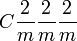 C\frac{2}{m}\frac{2}{m}\frac{2}{m}