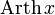 \mathrm{Arth}\,x