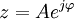 z= A e^{j\varphi} \