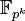 \mathbb{F}_{p^k}