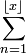 \sum_{n=1}^{\lfloor x\rfloor}