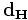 \mathbf{d_H}
