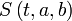 S\left(t, a, b\right)