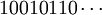~10010110\cdots
