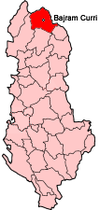Тропоя на карте