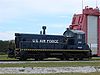 EMD SW8 switching locomotive, manufactured 1951. Retired from the United States Air Force Titan missile program.
