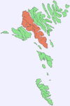 Position of Streymoy on Faroe map.png