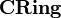 \mathbf{CRing}