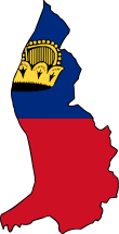 Flag-map of Liechtenstein.svg
