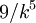 9/k^5\,