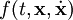  f(t, \mathbf{x}, \dot \mathbf{x})