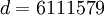 d=6111579\,