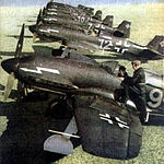 Пропагандистское фото He 100D
