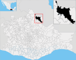 SJB Tuxtepec Municipal Map.svg