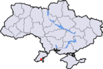 Килия на карте страны