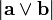 |\mathbf a\vee \mathbf b|