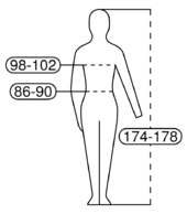 EN 13402-1 pictogram example