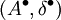 (A^\bullet , \delta^\bullet)