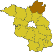 Уккермарк (район) на карте