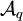 \mathcal{A}_q