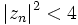 |z_n|^2 &amp;amp;lt; 4\!