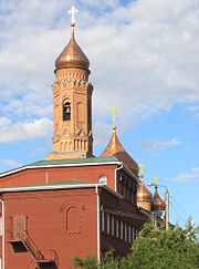 Колокольня храма
