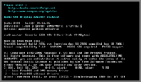 Загрузка FreeDOS 1.0 в эмуляторе BOCHS