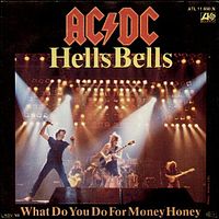 Обложка сингла «Hells Bells» (AC/DC, 1980)